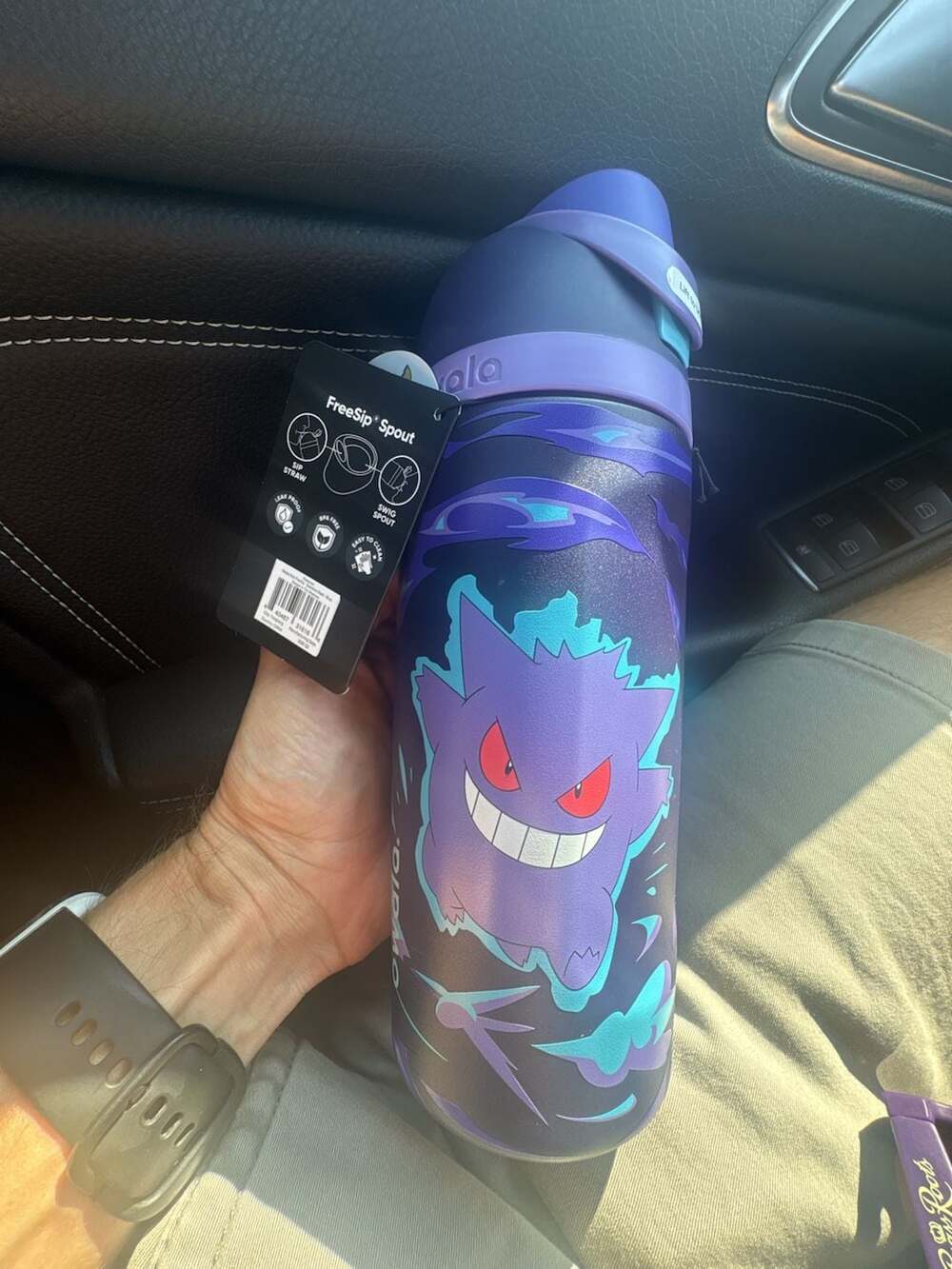 Owala 16 fl oz Stainless Steel Special Edition FreeSip Water Bottle - Gengar